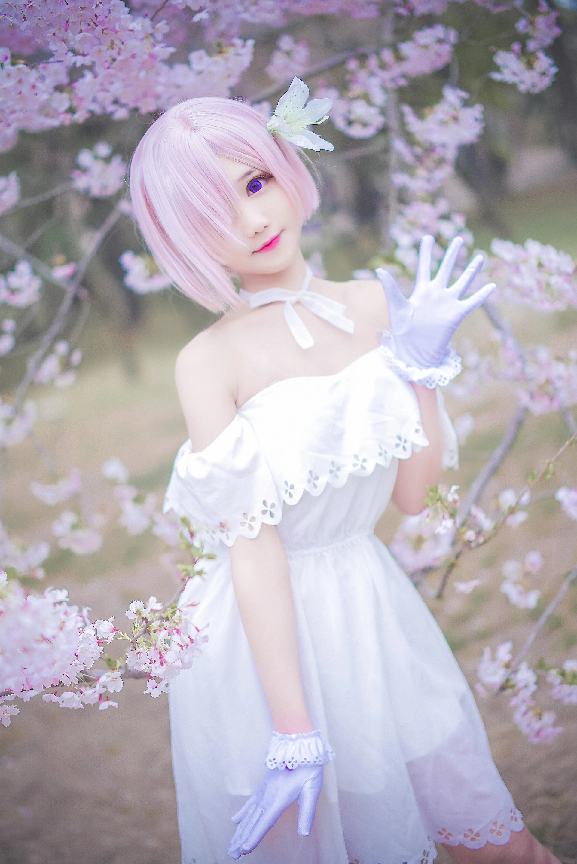 羽天Shine - NO.52 可爱COS玛修学妹FATE- GRAND ORDER玛修二周年礼服~ 1