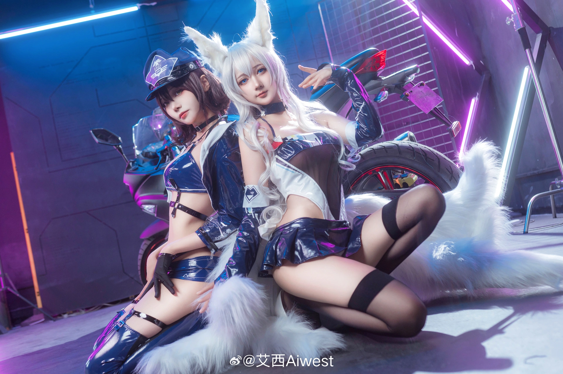 艾西Aiwest - NO.07 &喜欢爱理吗 碧蓝航线 巴尔的摩&信浓 赛车女郎 2