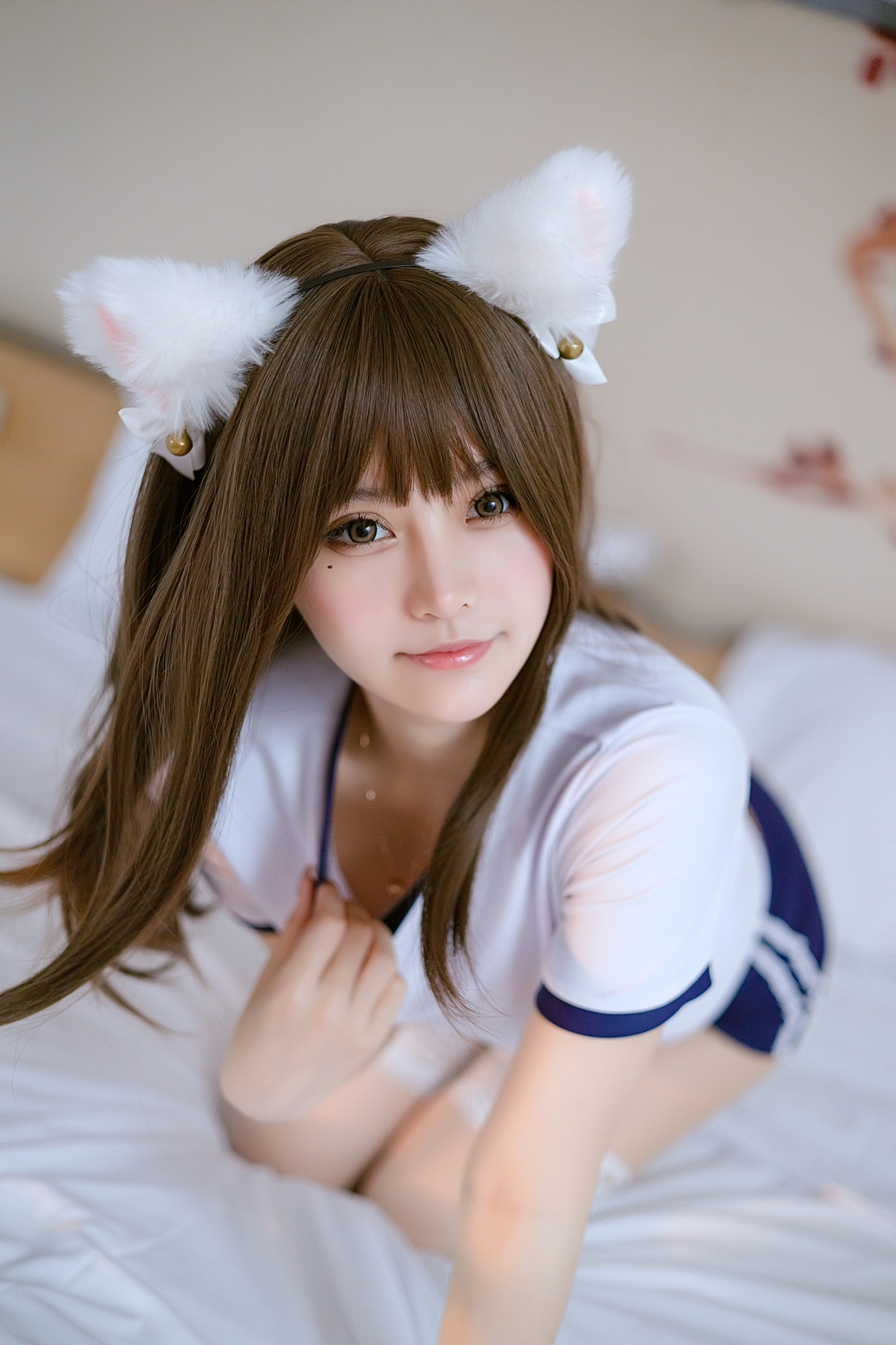 芊芊酱w - NO.01 猫耳体操服私房 3
