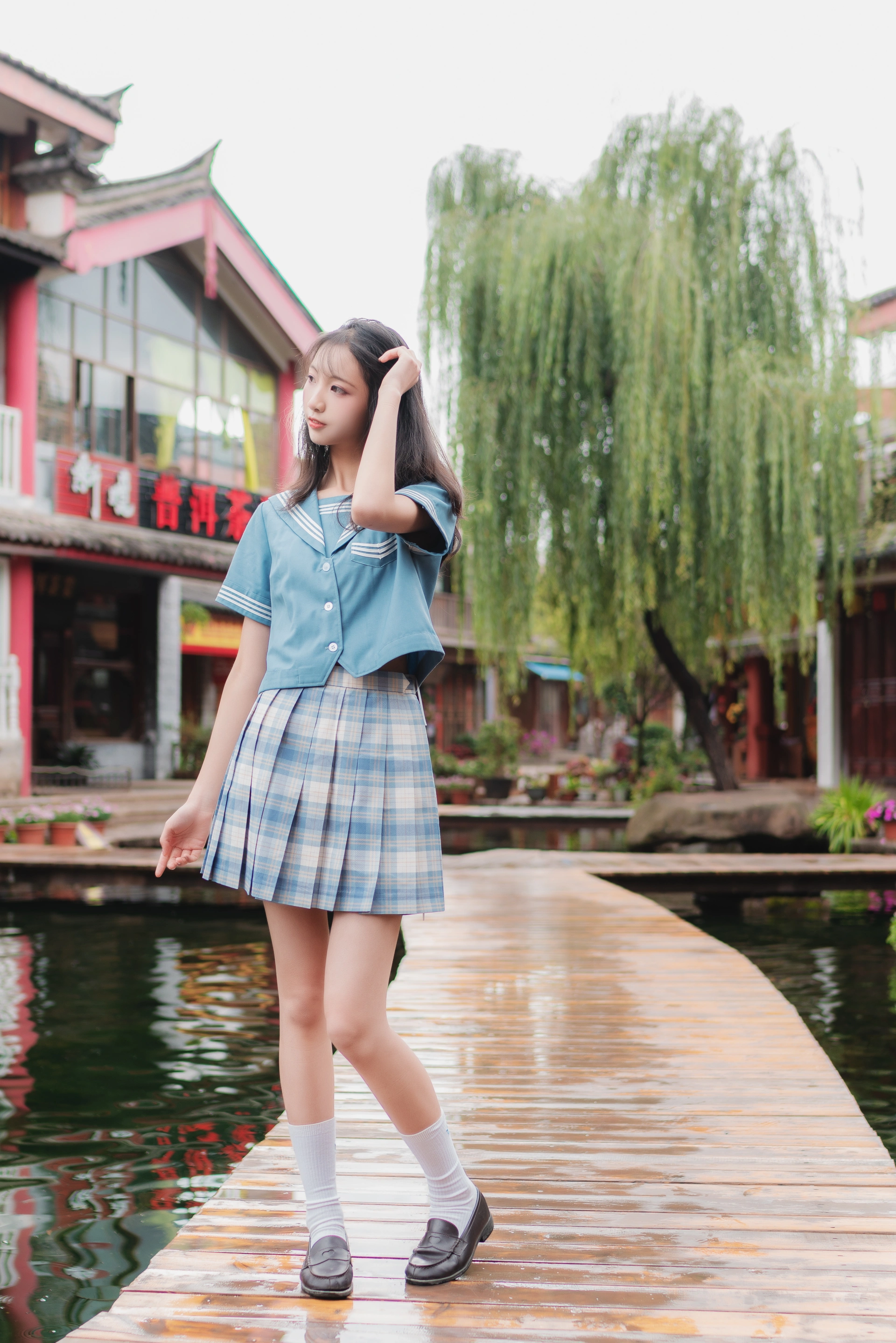 西瓜少女 - NO.01 丽江写真JK 3